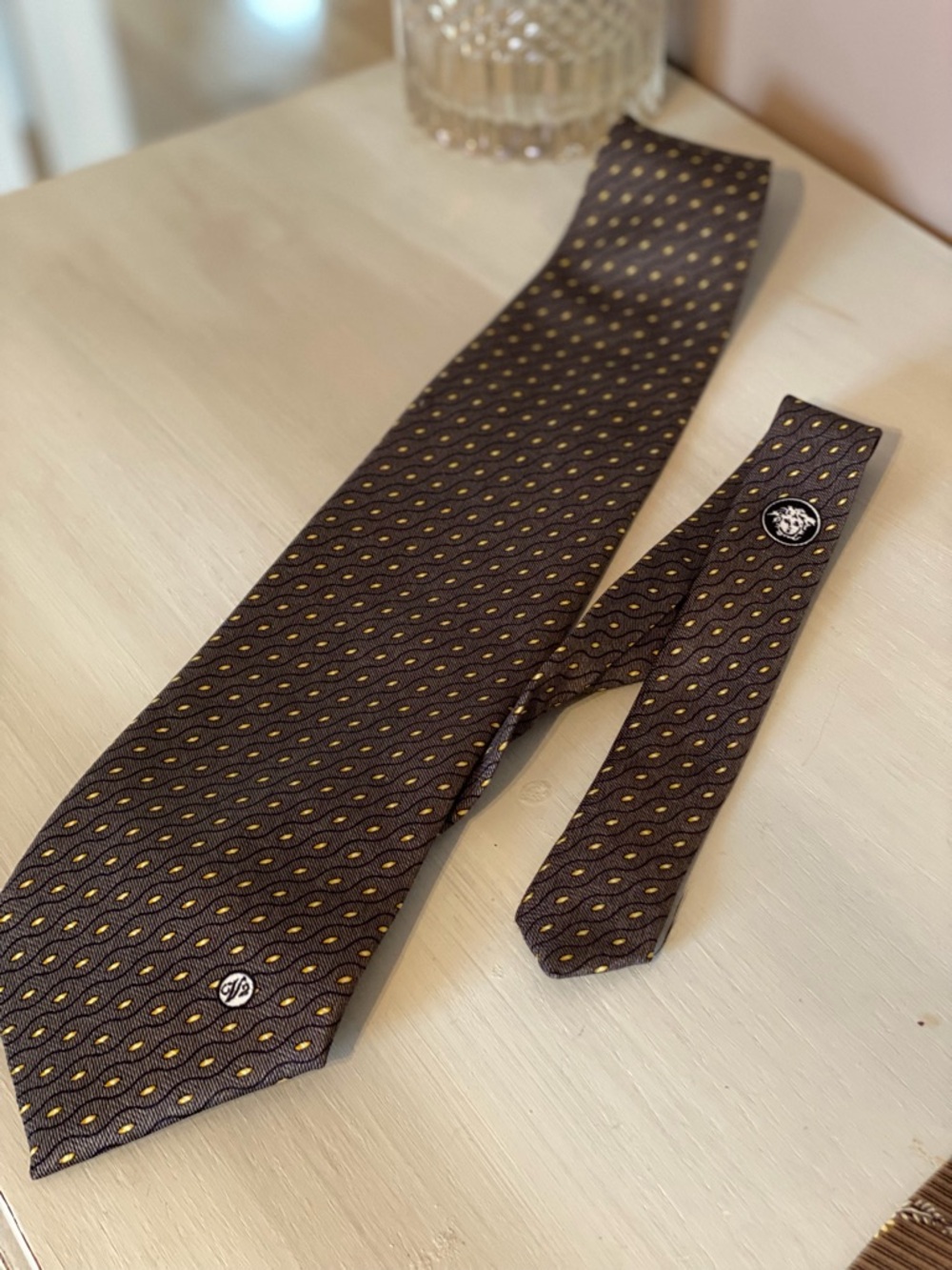 Gianni Versace silk tie from the Versace Classic V2 line